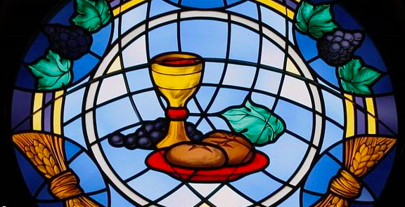 Stained glass window from Thinking Faith