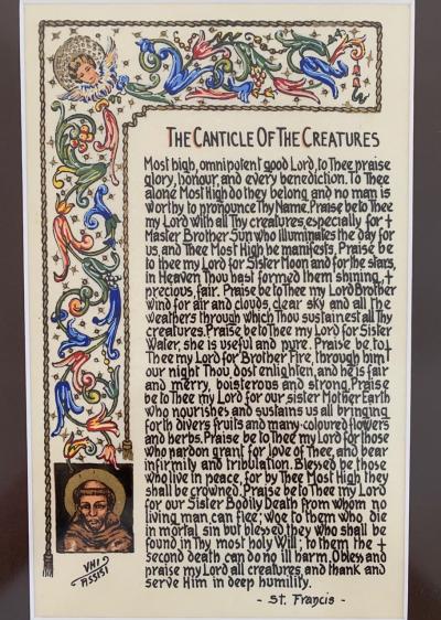 Canticle of the creatures2